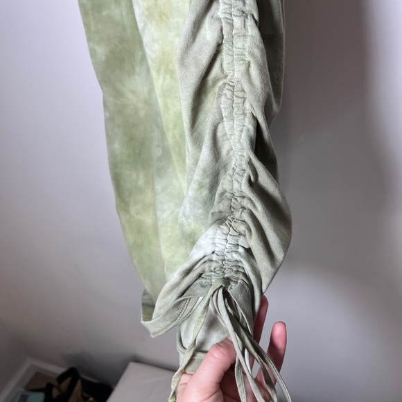 Cotton Citizen Ruched Side Lisbon Tank Dress Sz S Green Made in USA - Picture 8 of 11